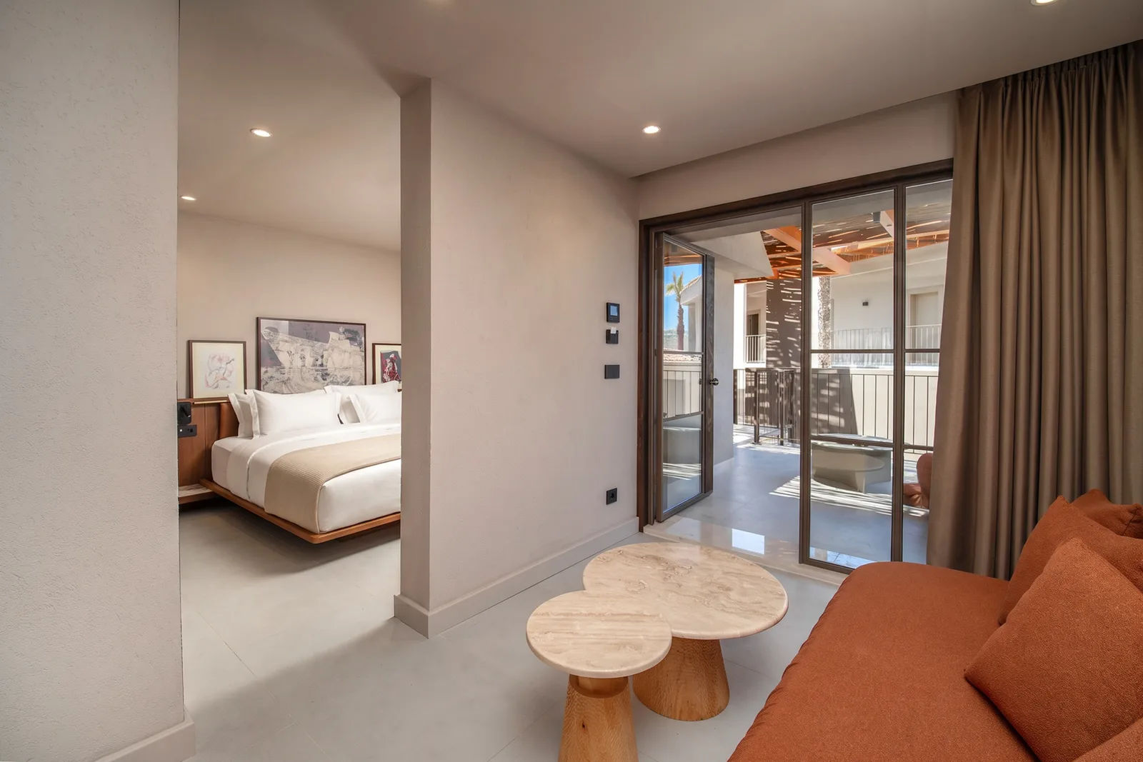 Signature Partial Sea View Terrace Room — Oumu Beach House